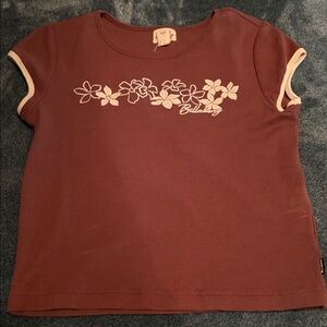 Billabong Chocolate Floral Tee